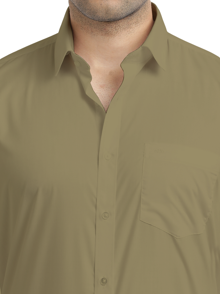 Sage Green Formal Solid Shirt