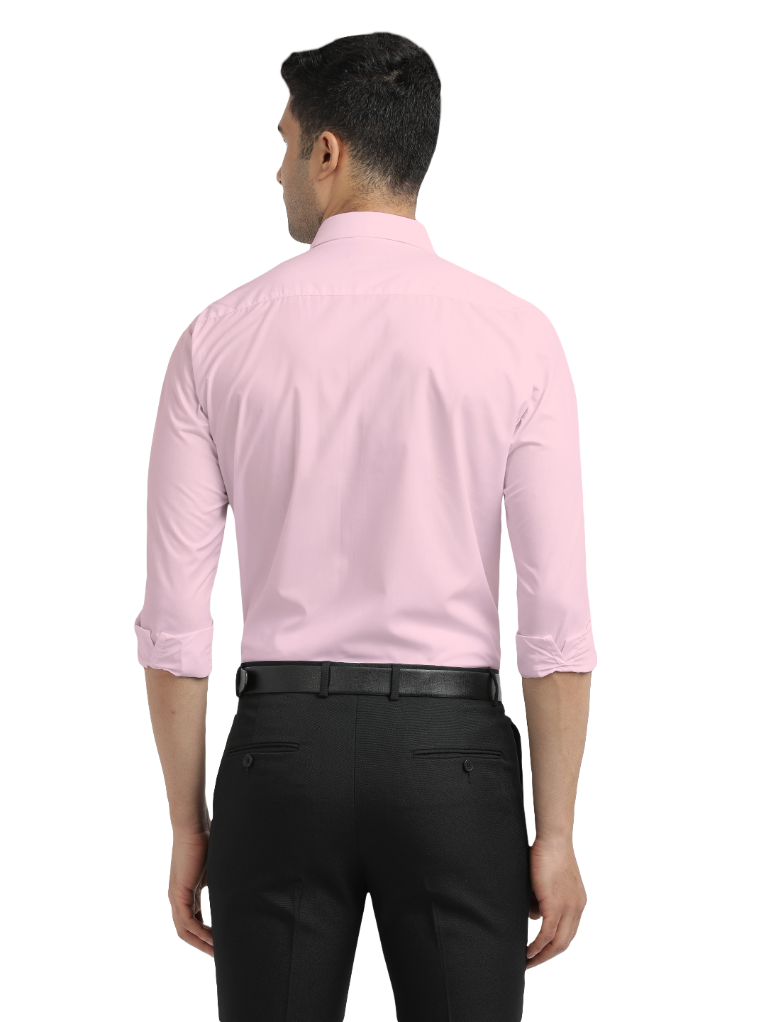 Light Pink Solid Formal Shirt