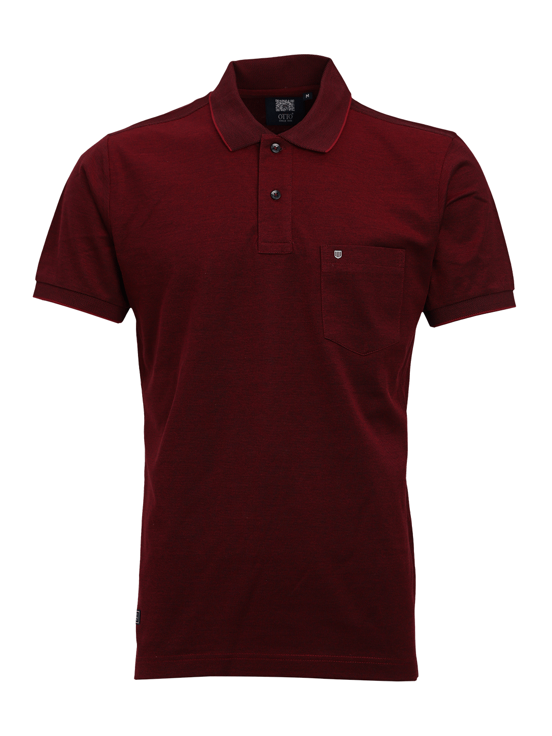 OTTO Maroon Plain Polo T Shirt GOMRAP34245 1 ottostore