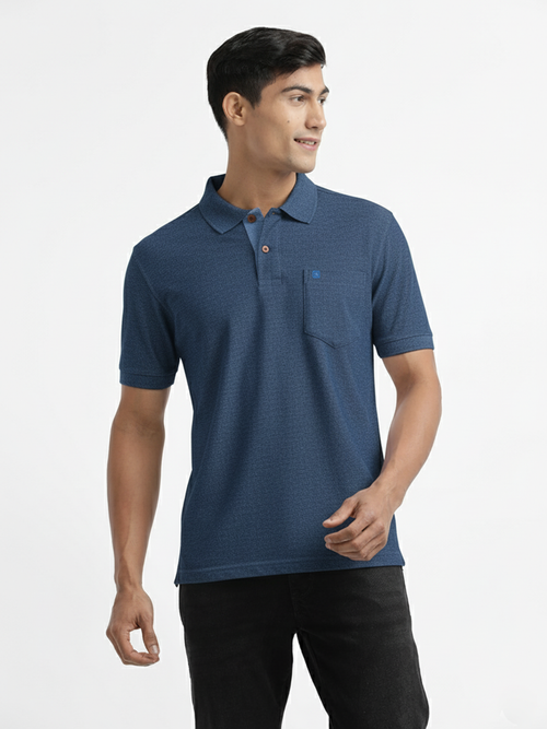 Denim Polo T shirt
