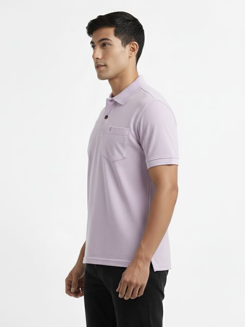 Lavendar Polo T shirt