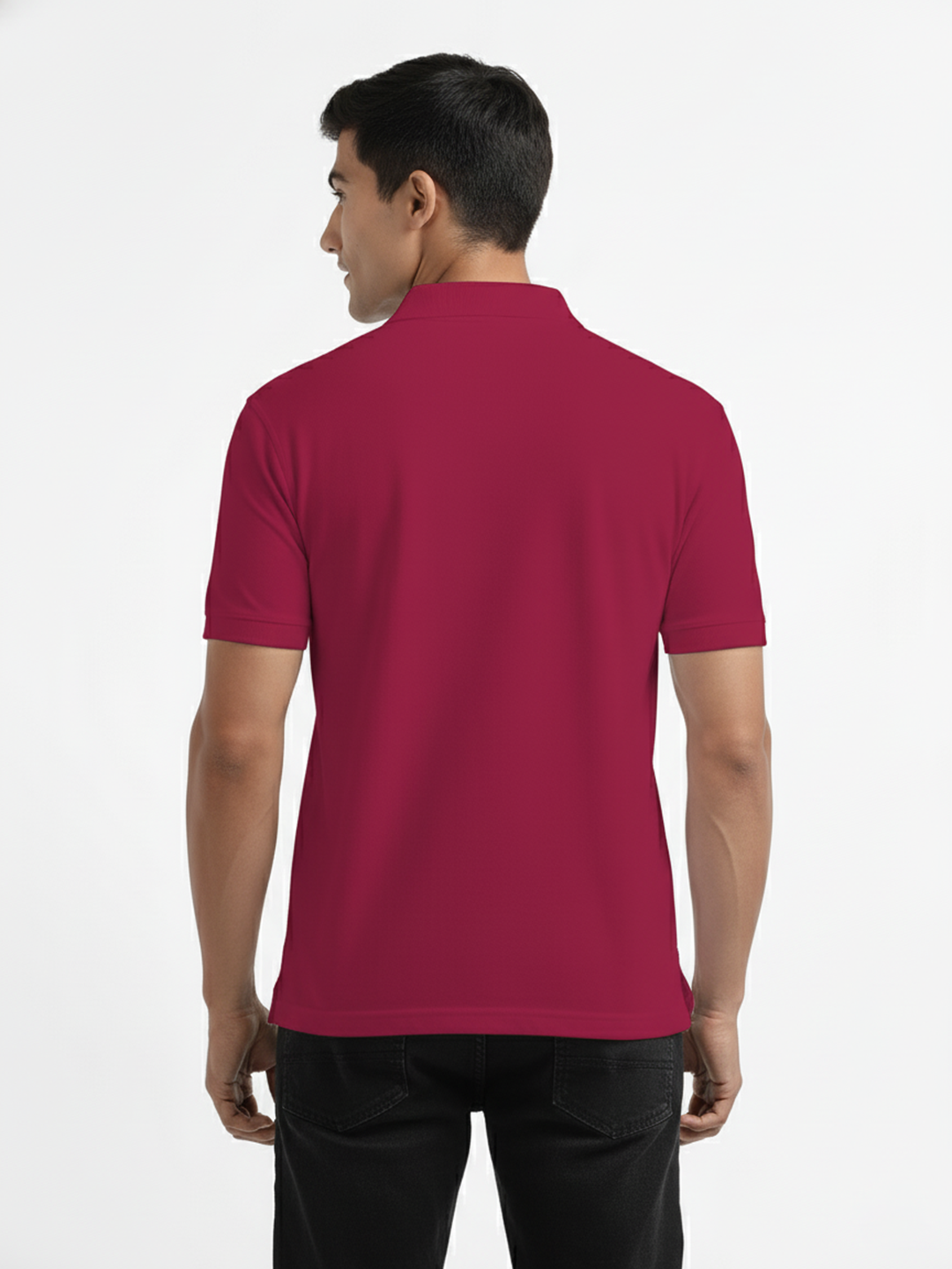 Magenta Pola T shirt