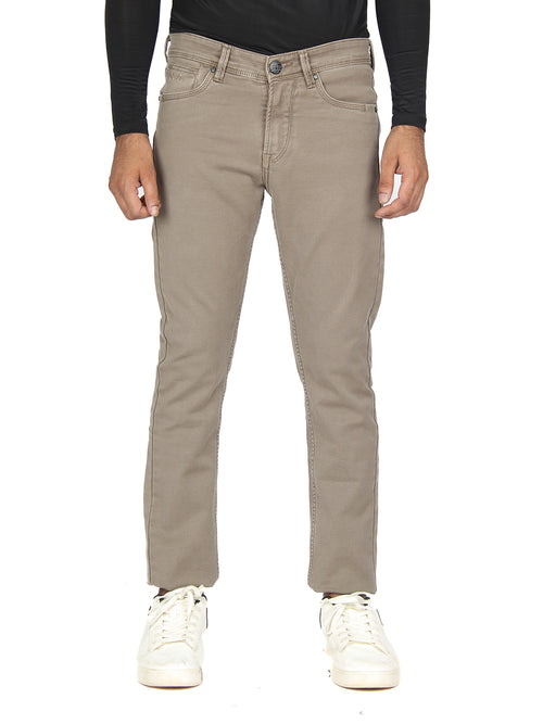 Mouse Denim Cotton Stretch Solid Trousers