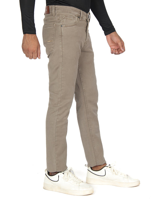 Mouse Denim Cotton Stretch Solid Trousers