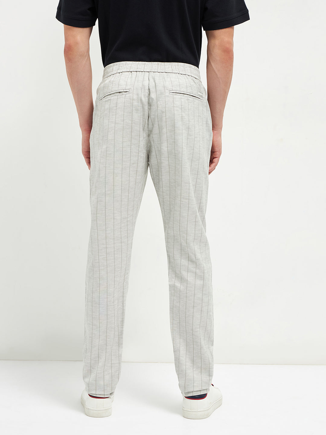 Grey Casual Traveler Trousers