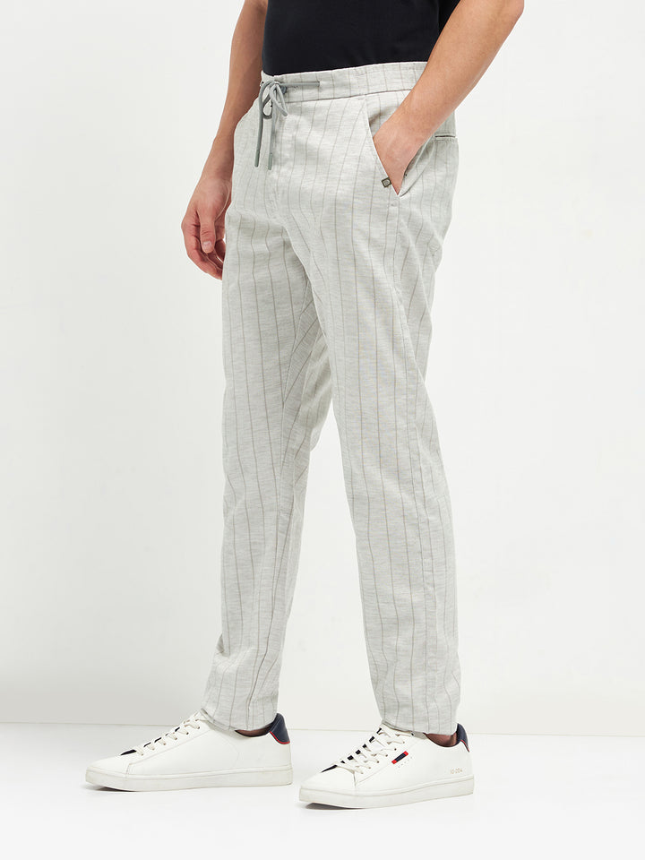 Grey Casual Traveler Trousers