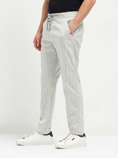 Grey Casual Traveler Trousers
