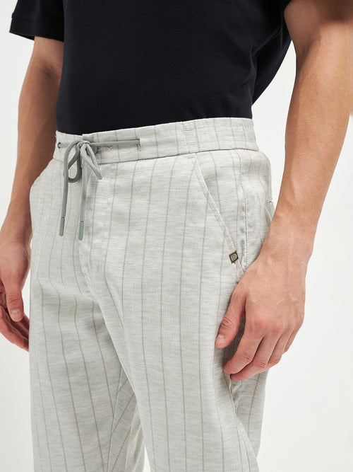 Grey Casual Traveler Trousers