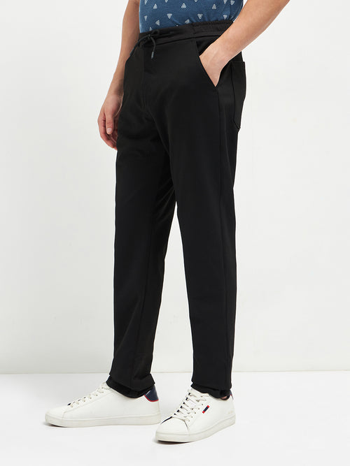 Black Casual Traveler Trouser