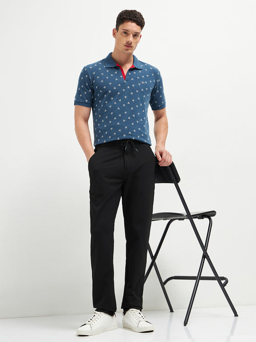 Black Casual Traveler Trouser