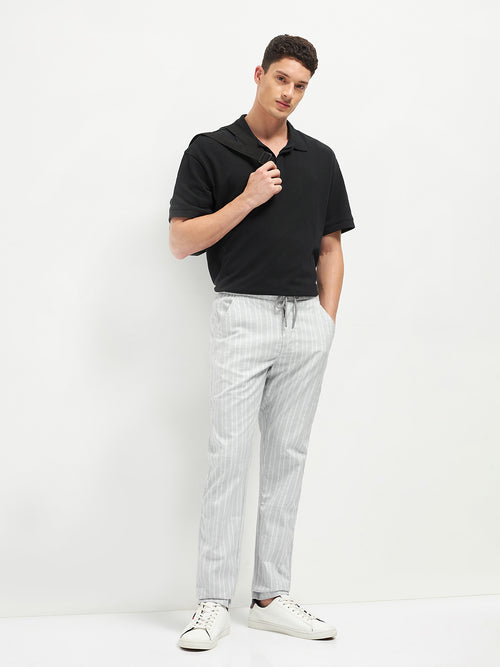 Grey Casual Traveler Trouser