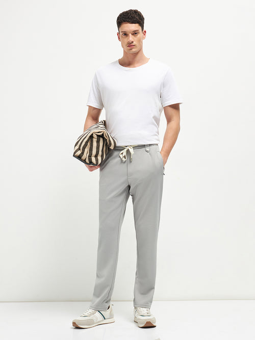Light Grey Casual Traveler Trouser
