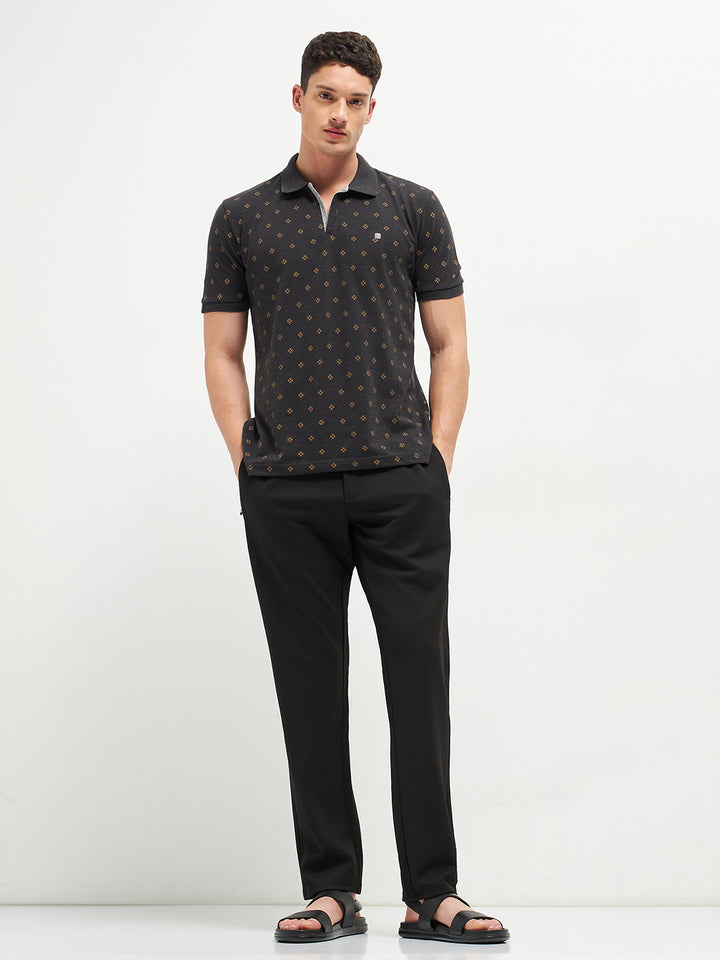Black Casual Traveler Trousers
