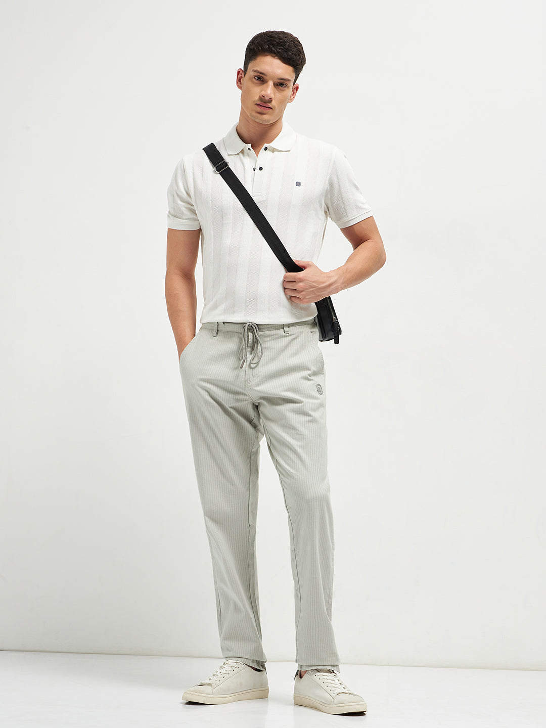 Grey Casual Wear Traveler Trouser