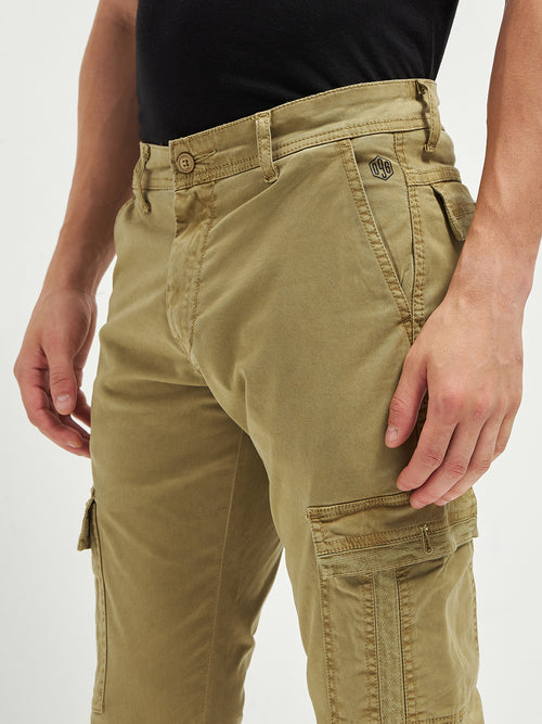 Khaki Casual Cargo Trouser