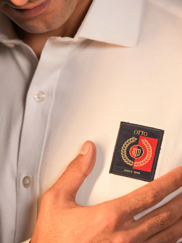 White Plain Casual Shirt