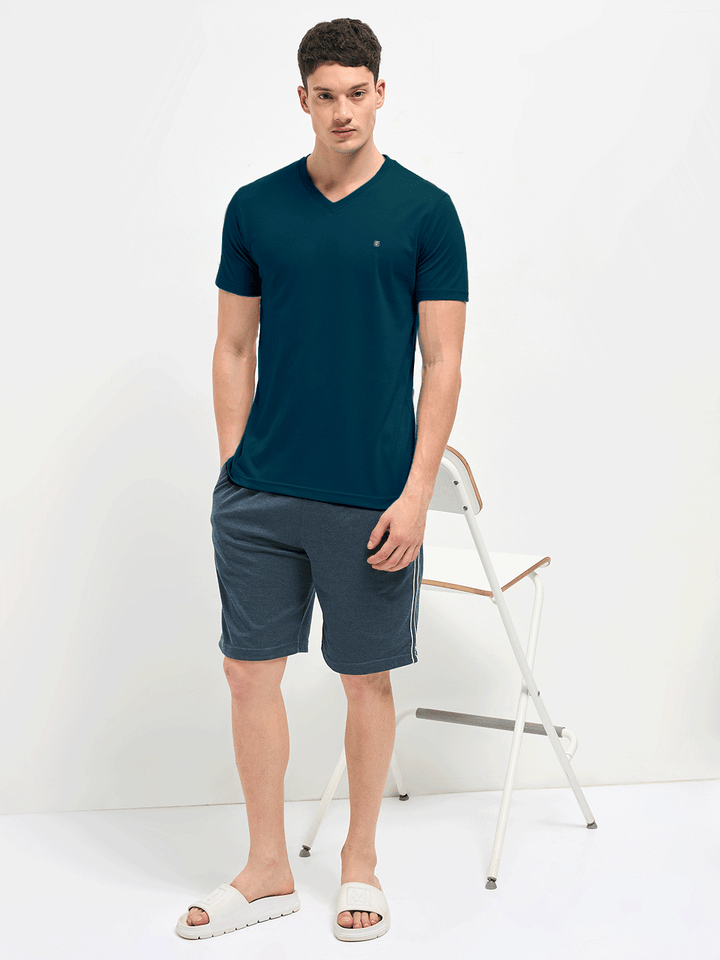 Lotto T-Shirts V Neck Blue