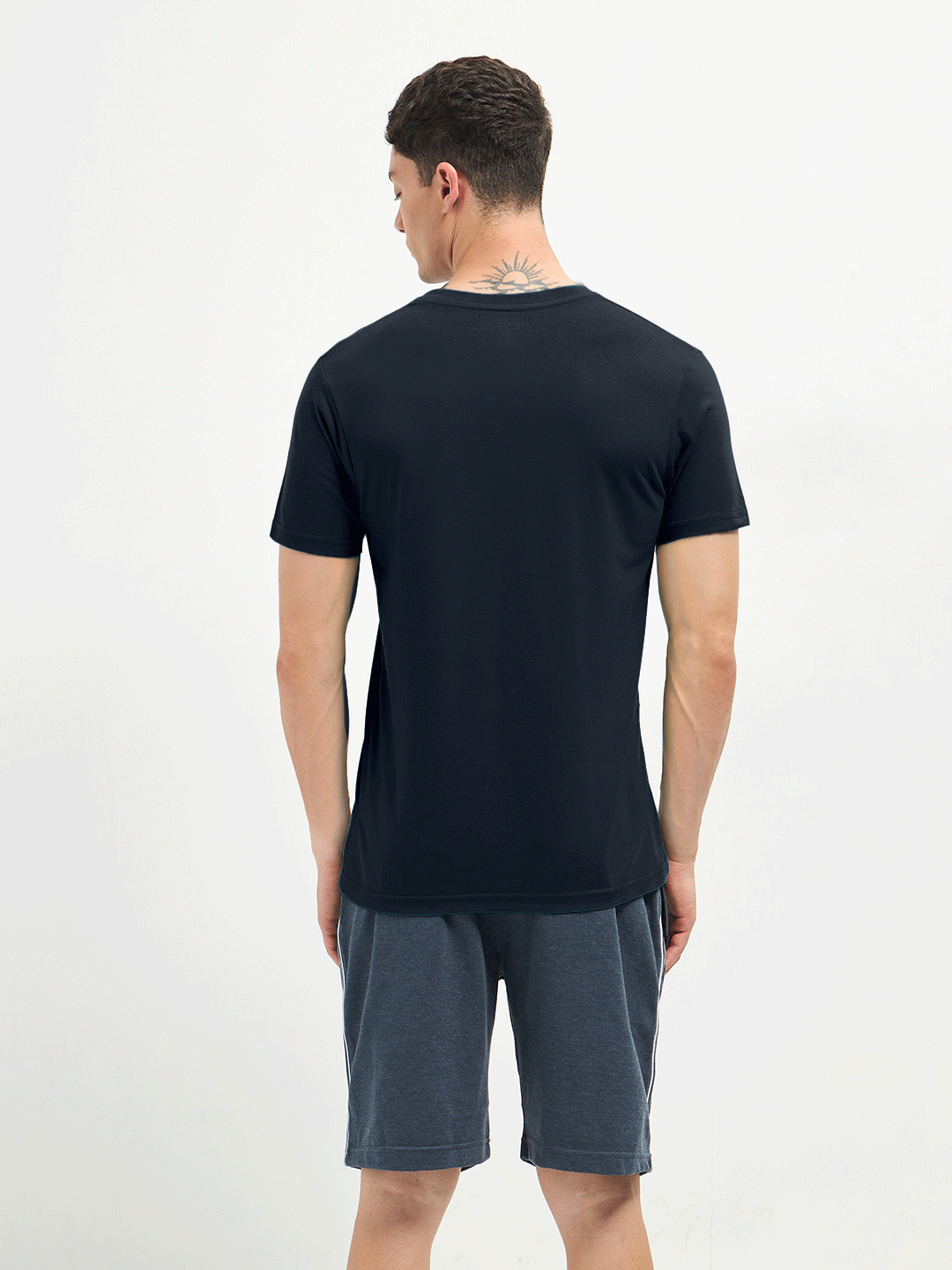 Lotto T-Shirts V Neck Medieval Blue