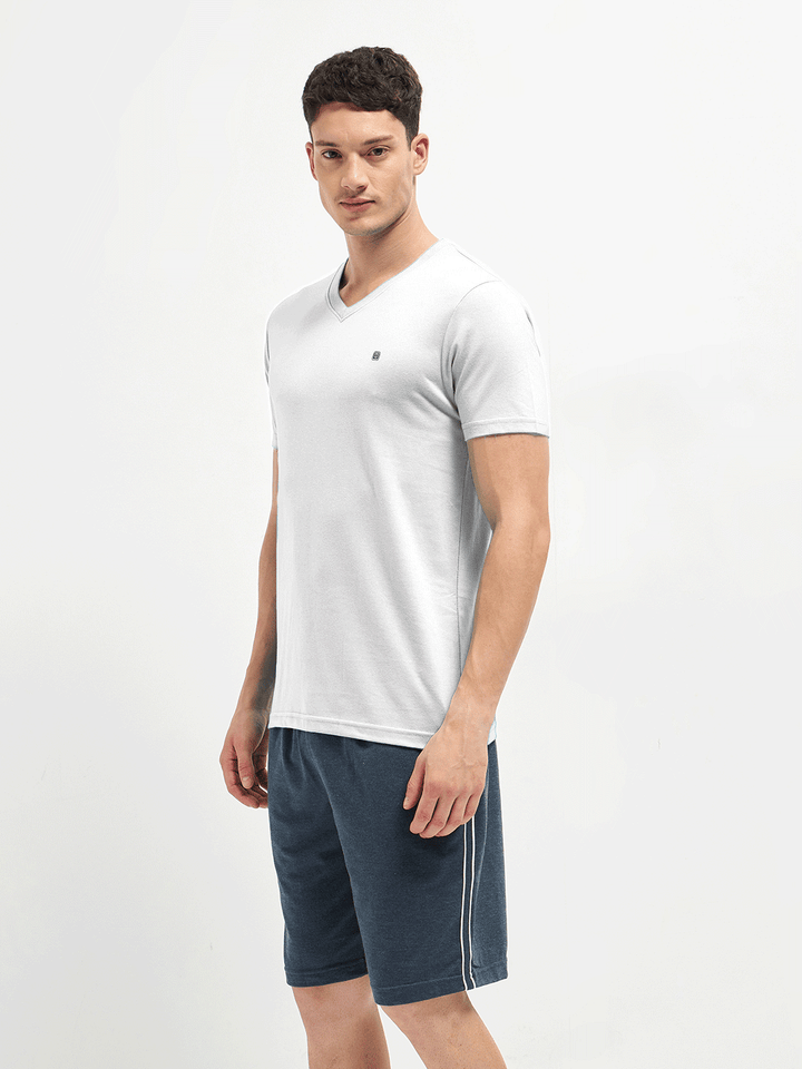 Lotto T-Shirts V Neck White