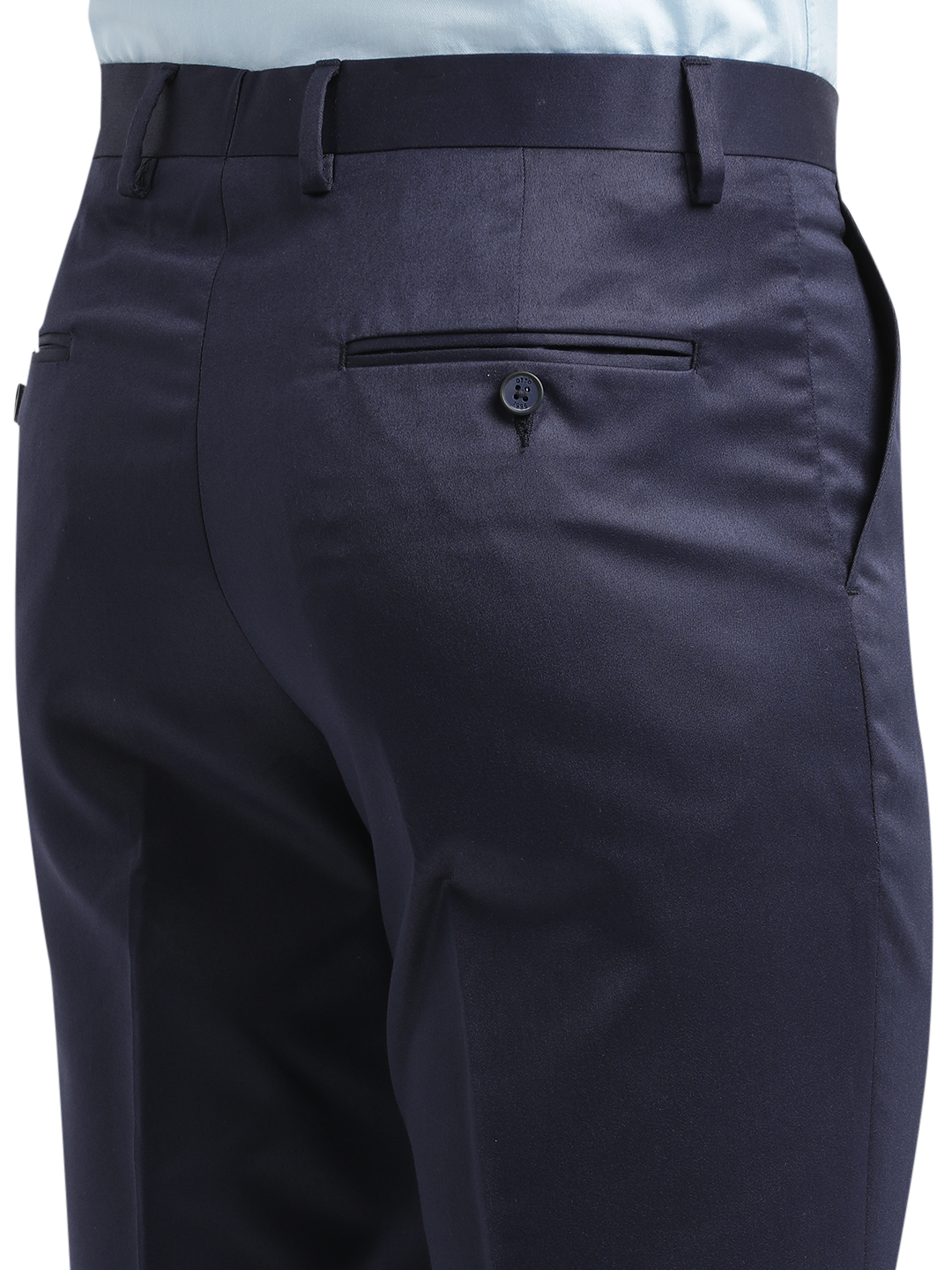 branded cotton trousers
