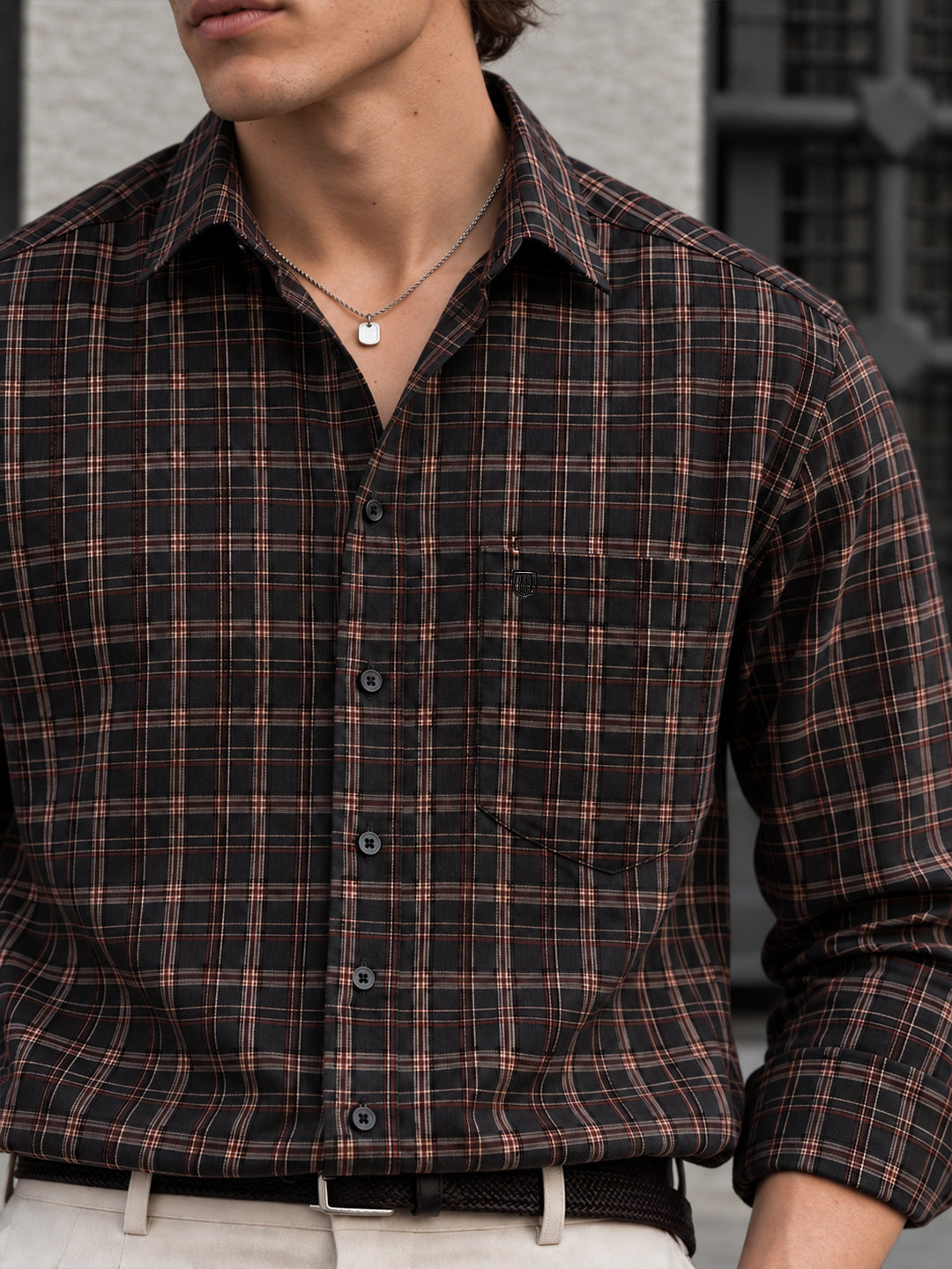 checked shirt mens