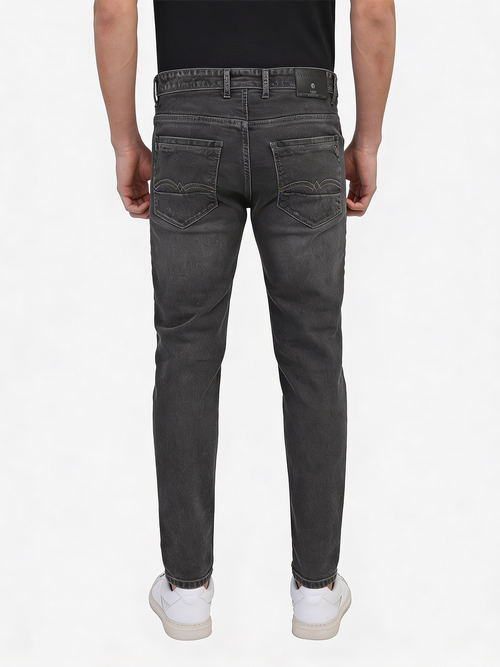 Cobalt Black Faded Denim Trousers