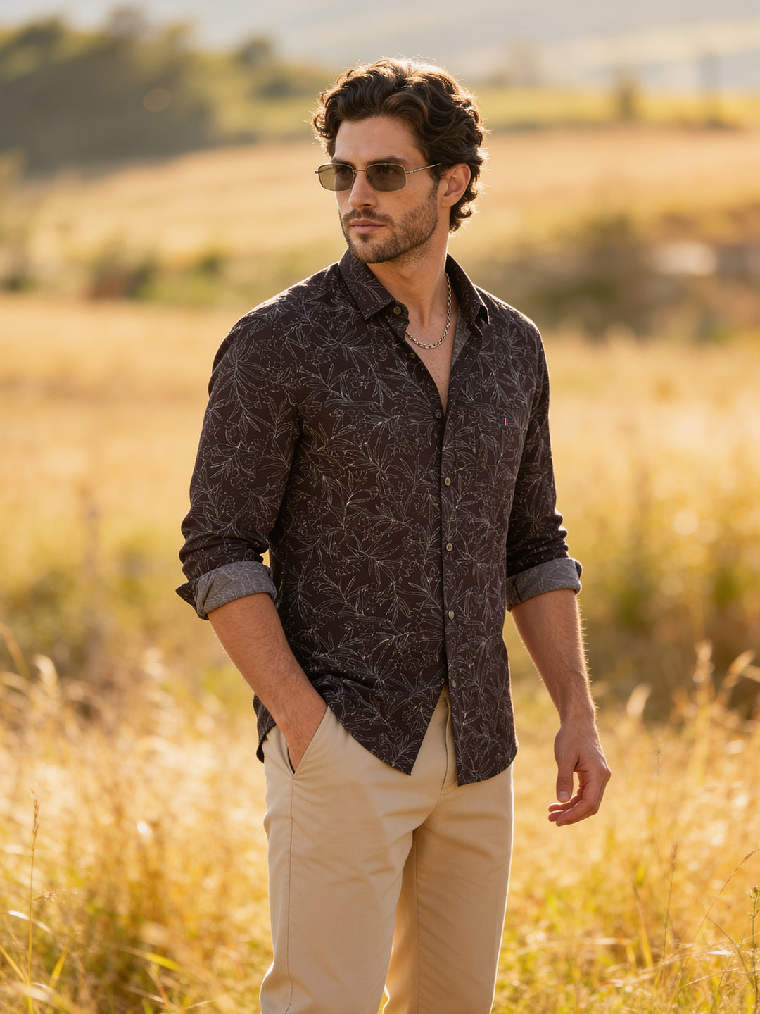 mens plum shirt