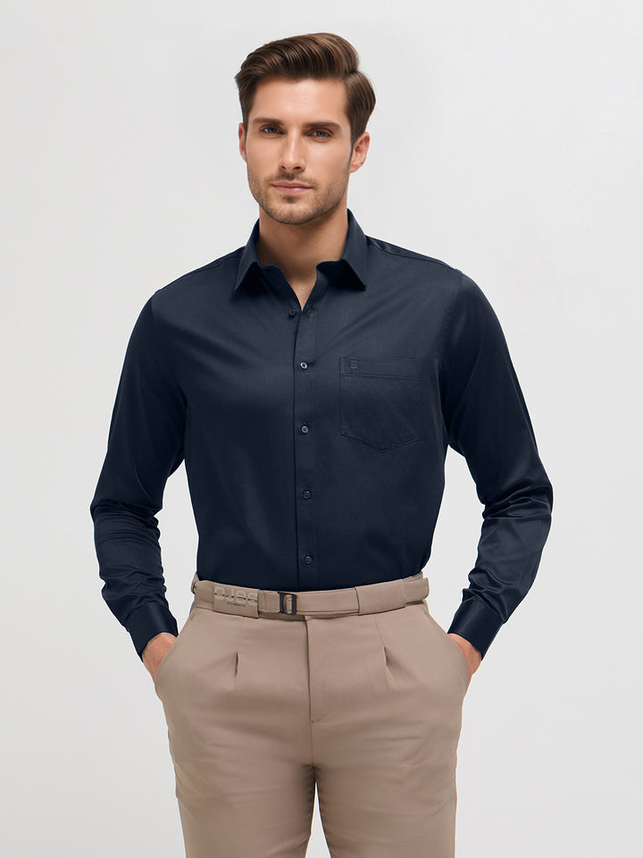 solid formal shirt