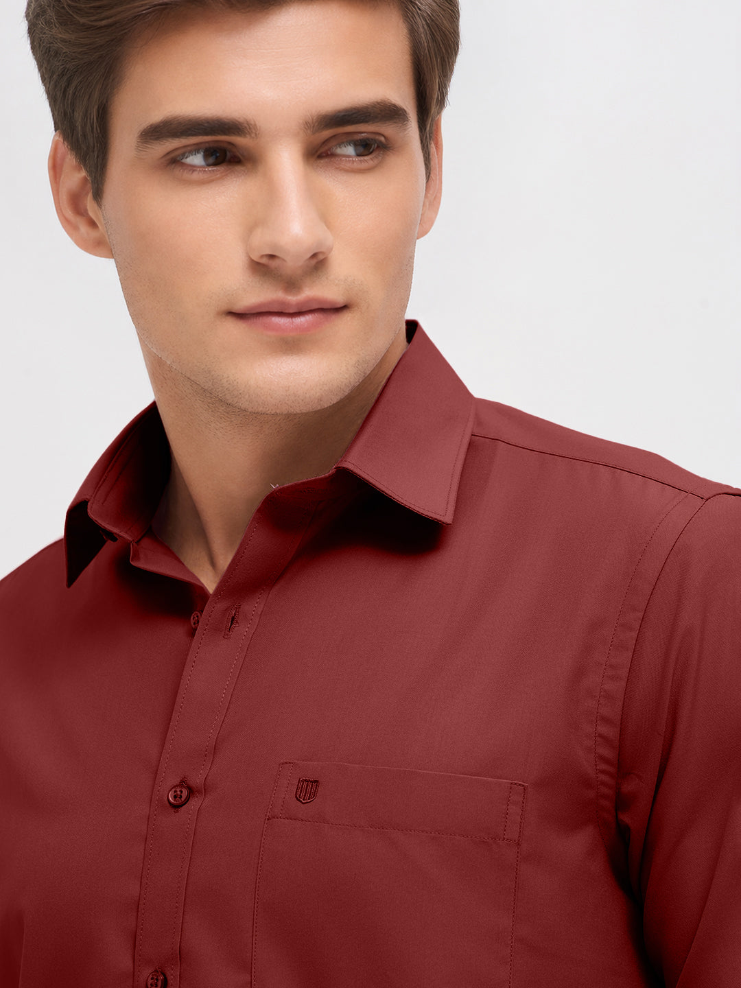 solid formal shirt