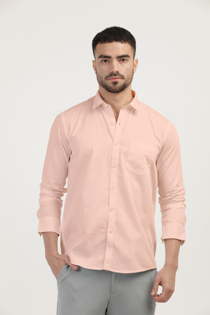 linen blend shirt
