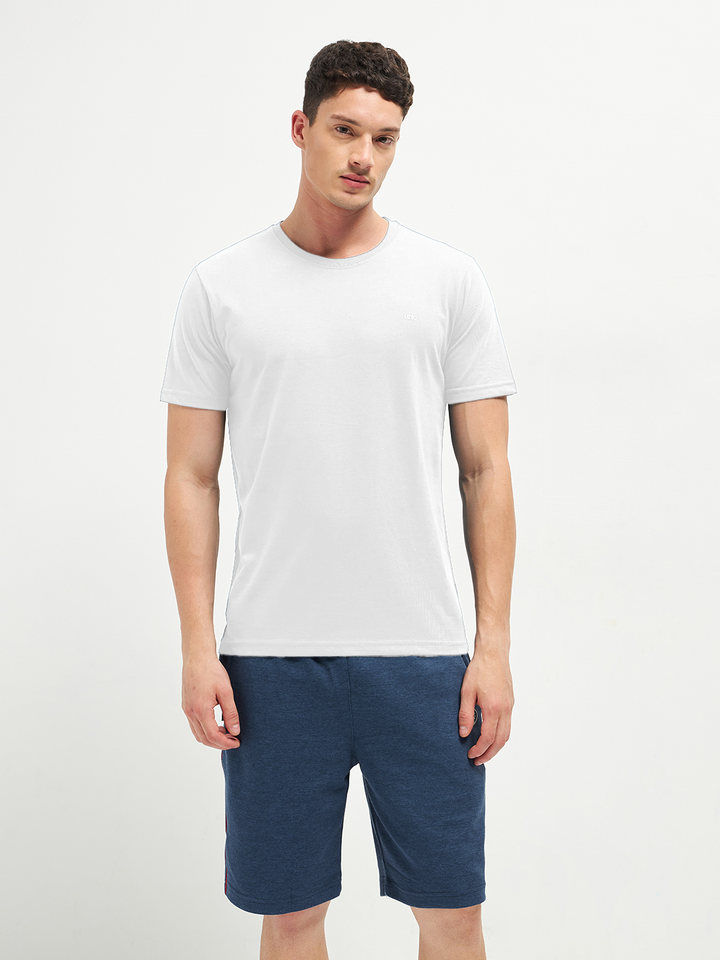 Motto T-Shirt Crew Neck White