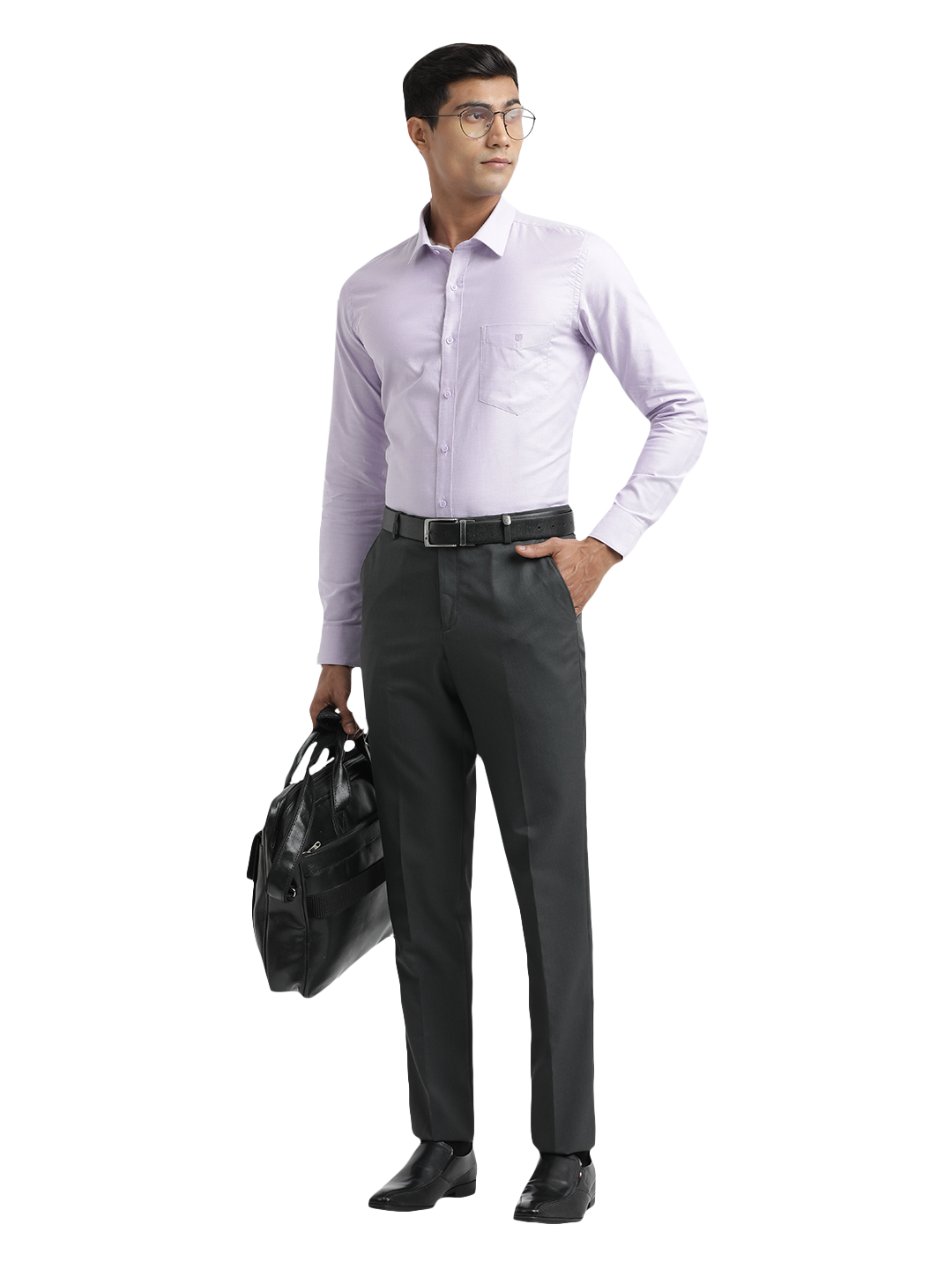 Relaxed fit trousers for men