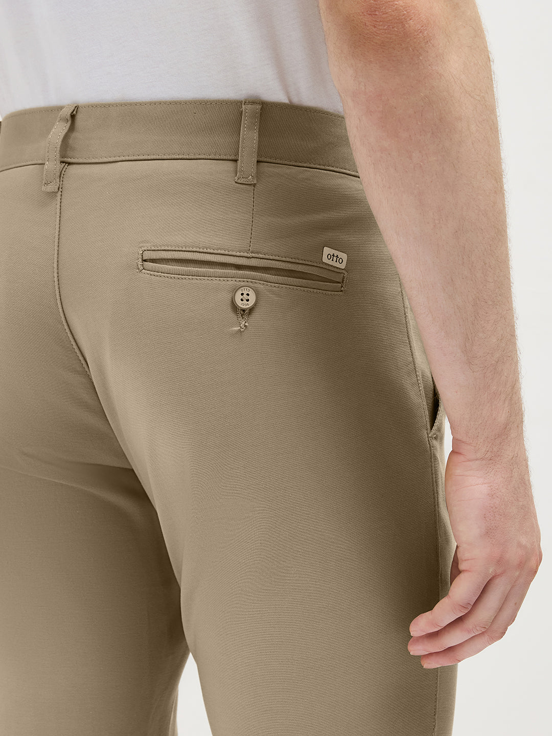 Stone Solid Casual Trousers