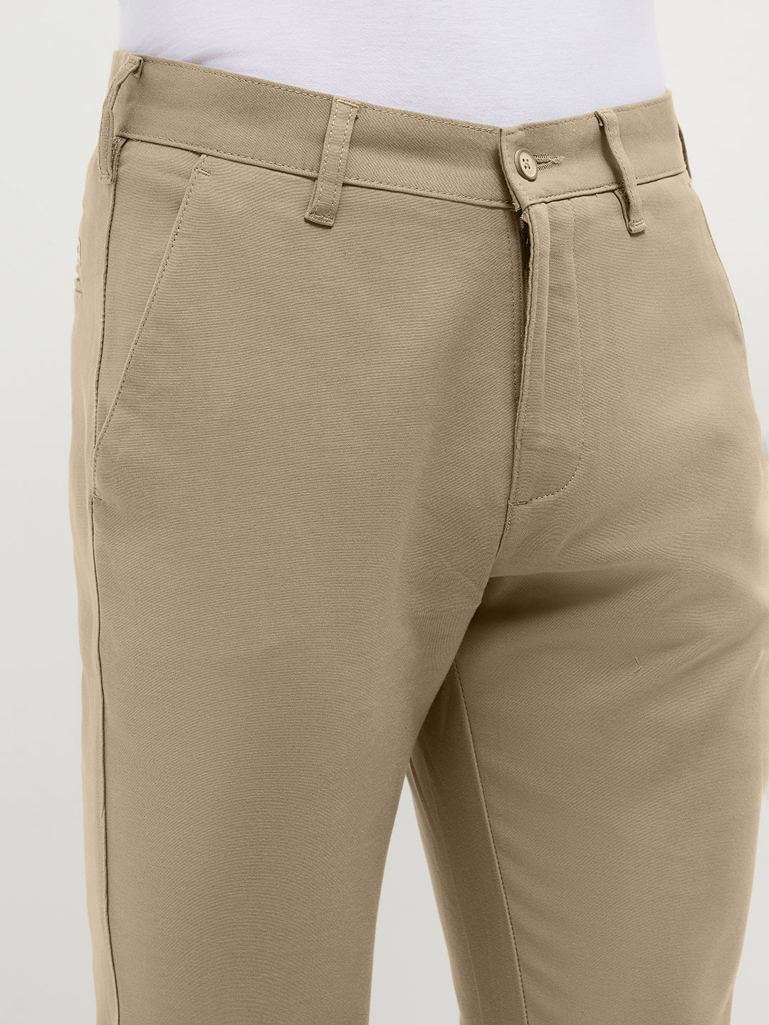 Stone Solid Casual Trousers