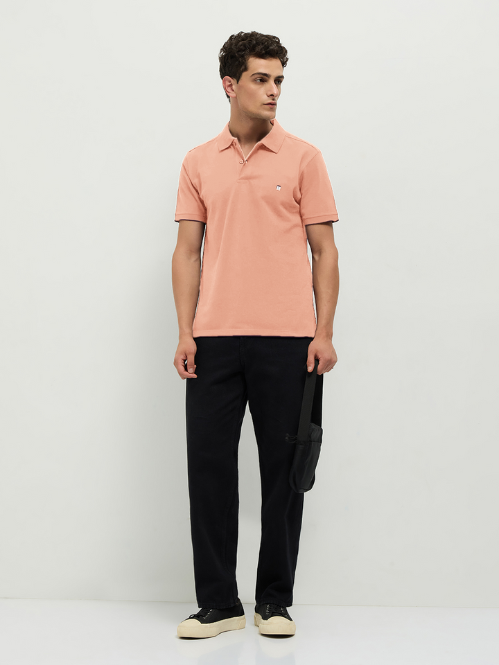 POLO T-SHIRTS PEACH