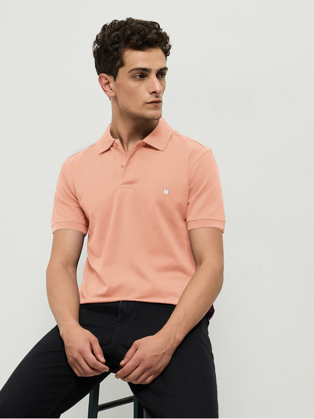 POLO T-SHIRTS PEACH