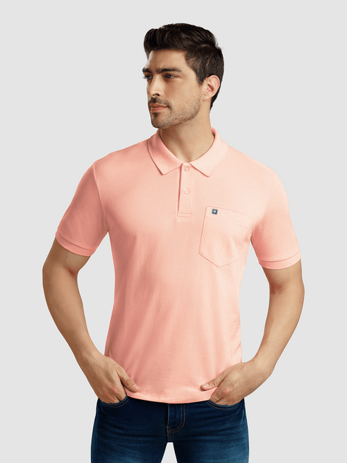 POLO T-SHIRTS PEACH