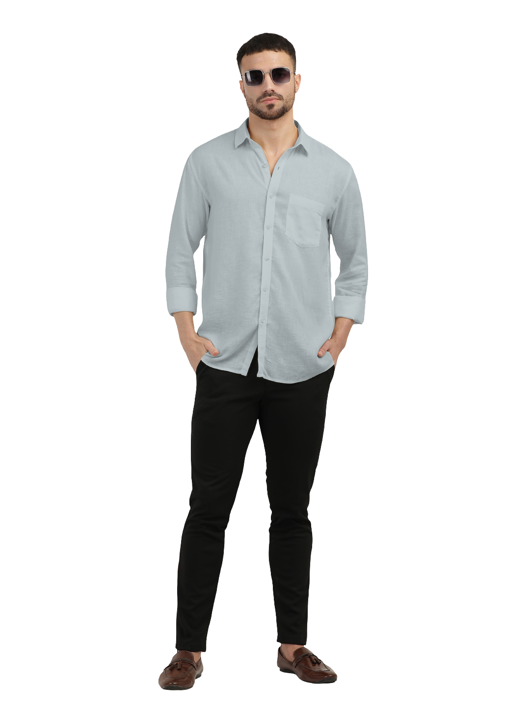 solid shirts for men