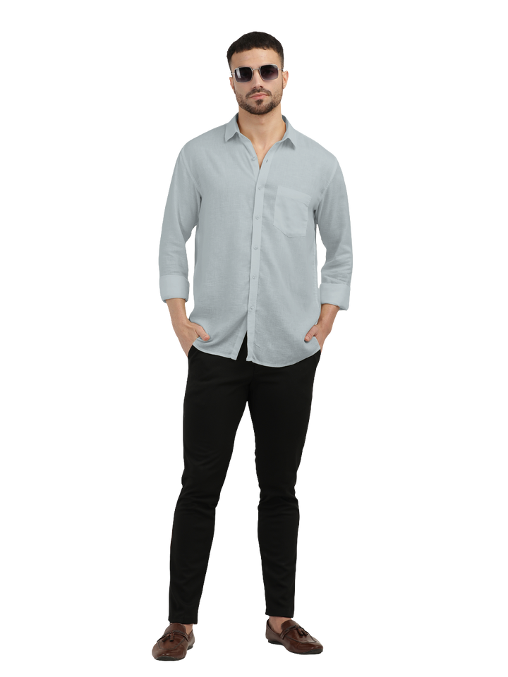 solid shirts for men