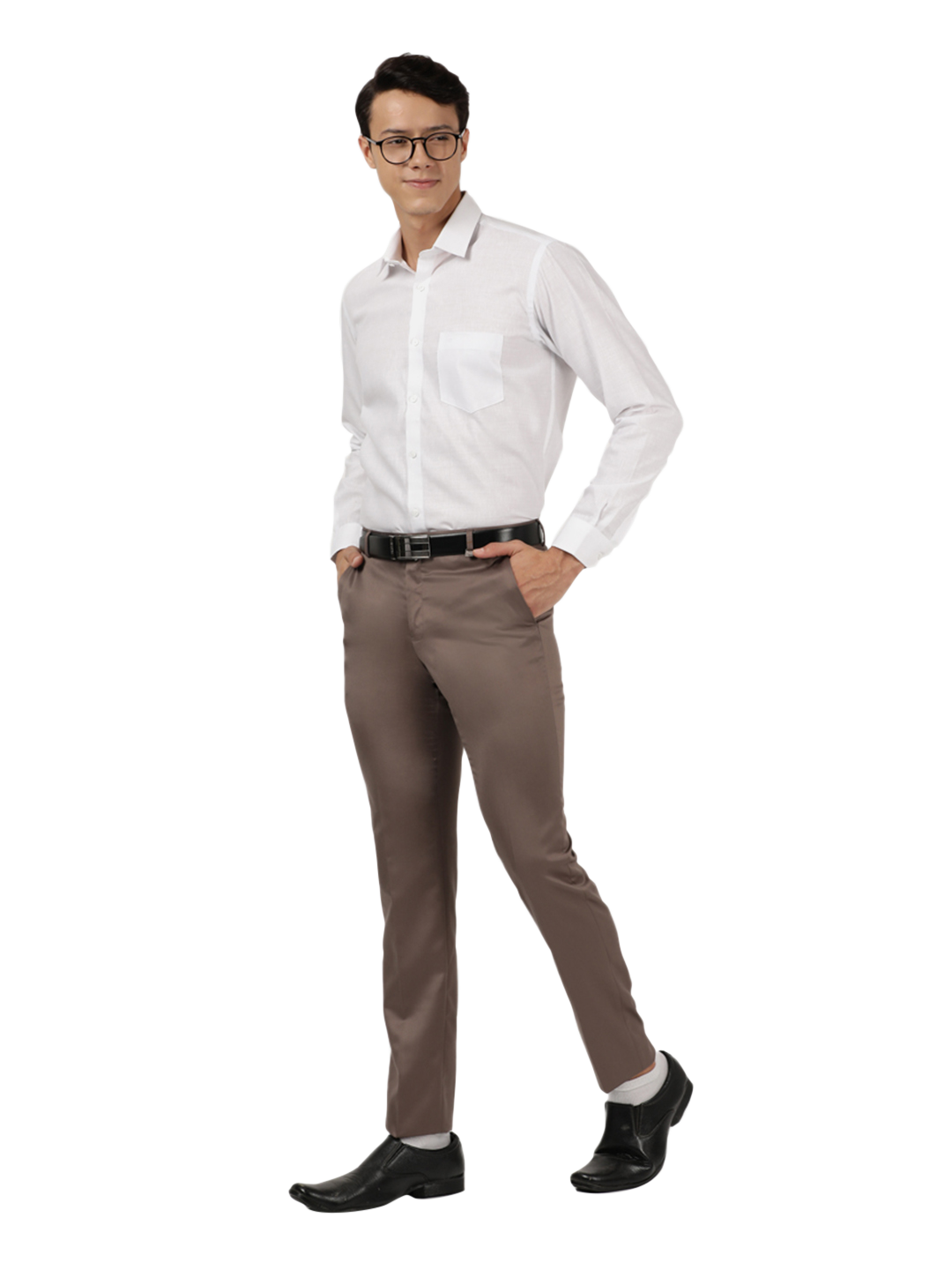 Dark Coffee Formal Core Trouser