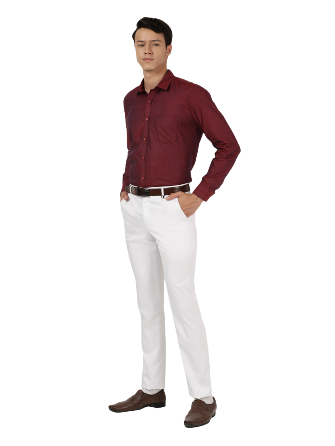 White Formal Core Trouser