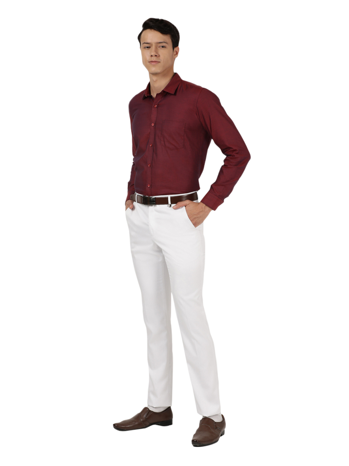 White Formal Core Trouser