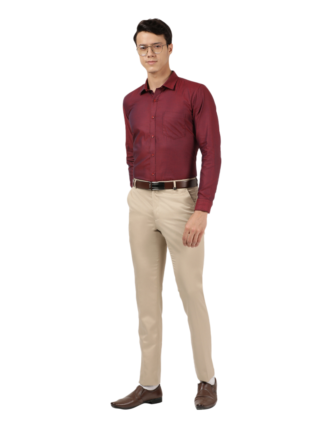 Light  Beige Formal Core Trouser