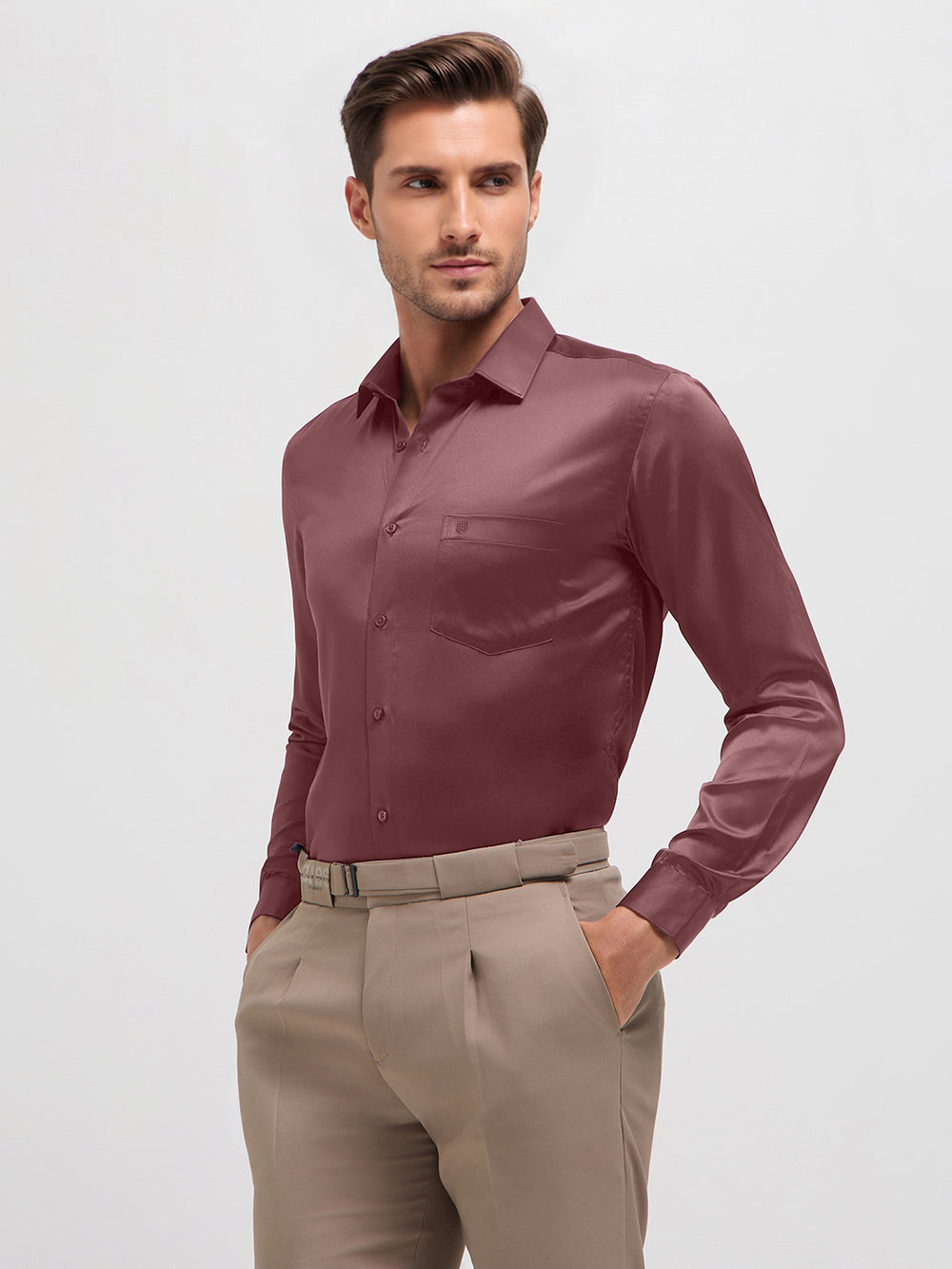 solid shirt mens