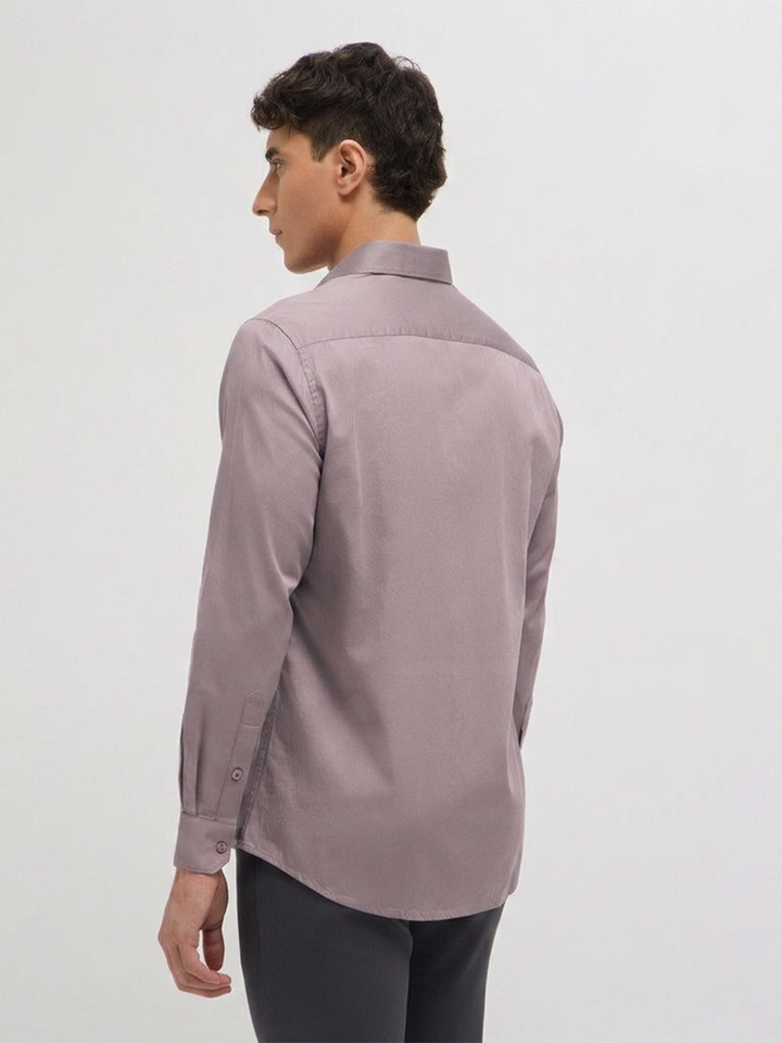 solid casual shirts