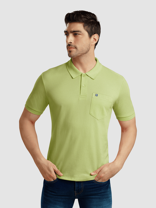 POLO T-SHIRTS SAGE GREEN