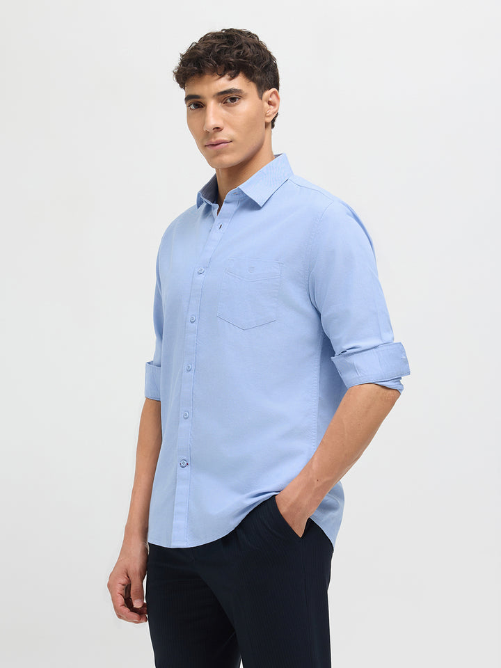 solid casual shirt