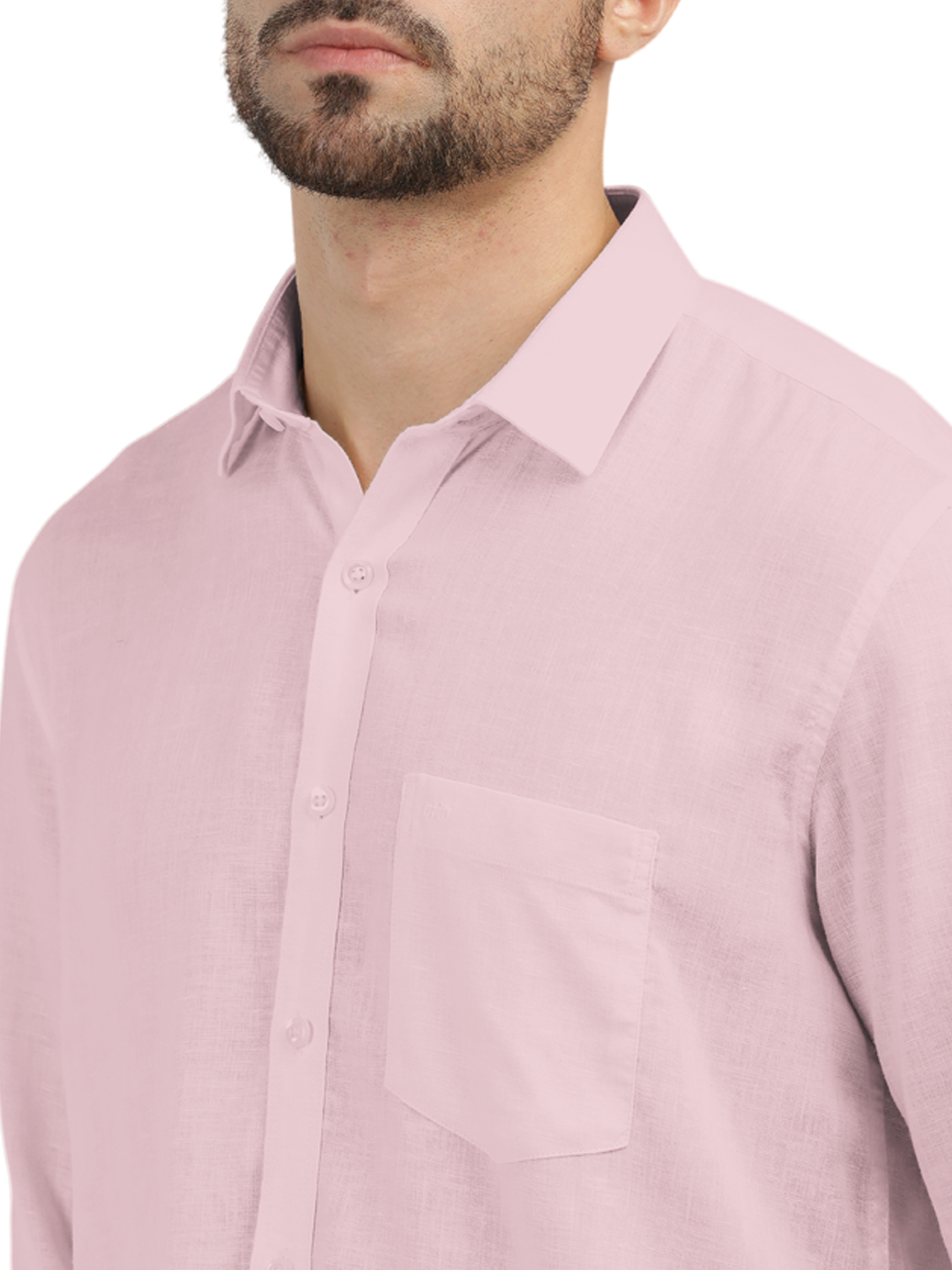 linen blend shirt