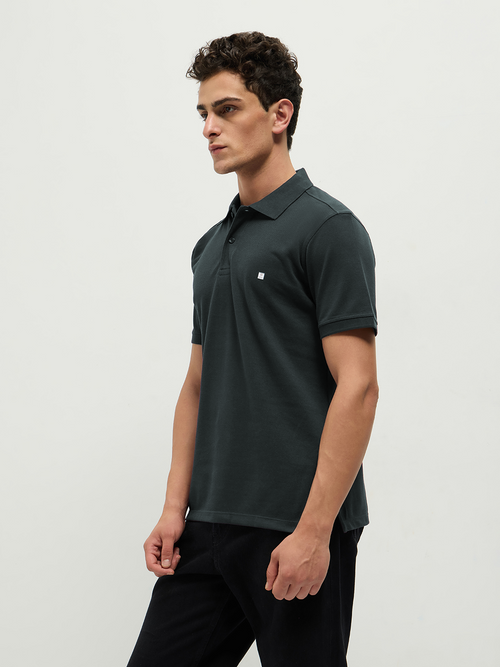 POLO T-SHIRTS TEAL BLUE