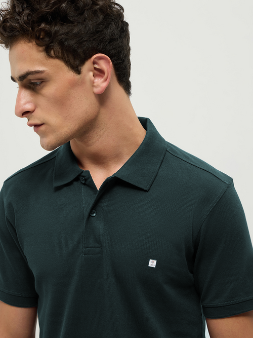 POLO T-SHIRTS TEAL BLUE
